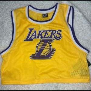 Lakers Crop Top Jersey size small